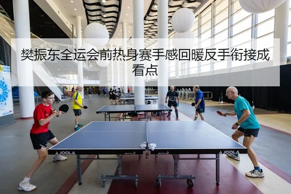 樊振东全运会前热身赛手感回暖反手衔接成看点